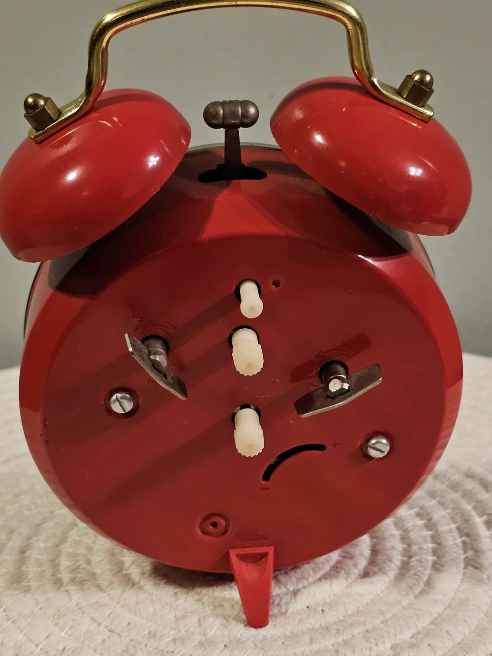 Ronald McDonald Vintage Two-Bell McDonald's Alarm Clock Made In Brazil
